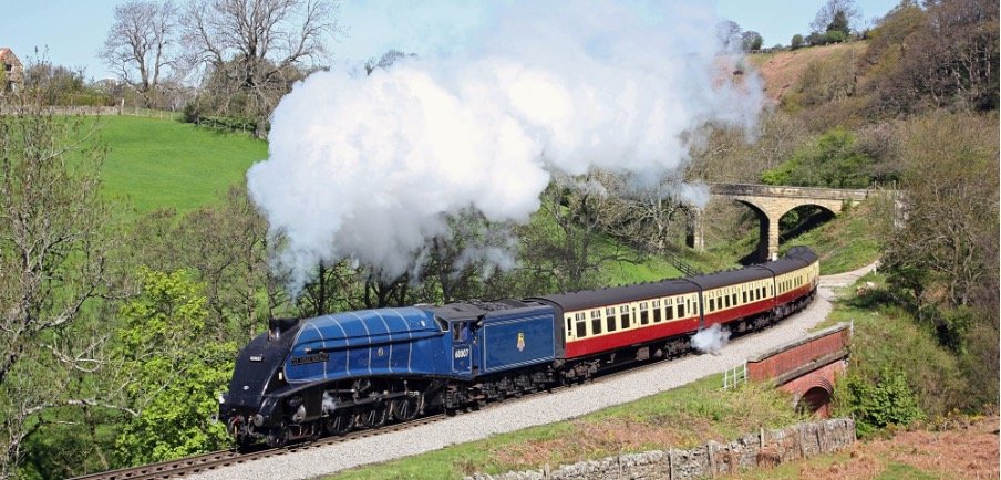 Whitby steam train